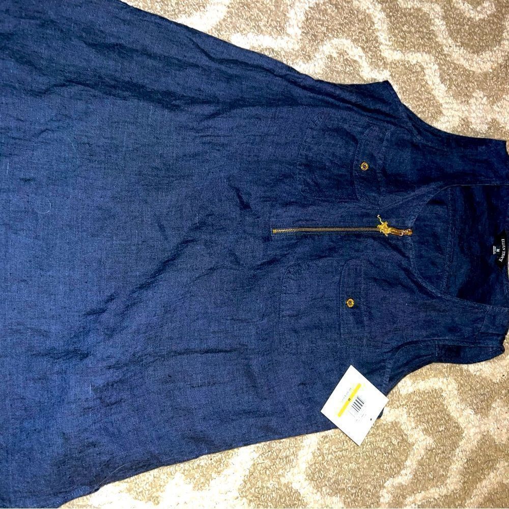 Ellen Tracy linen tank size M